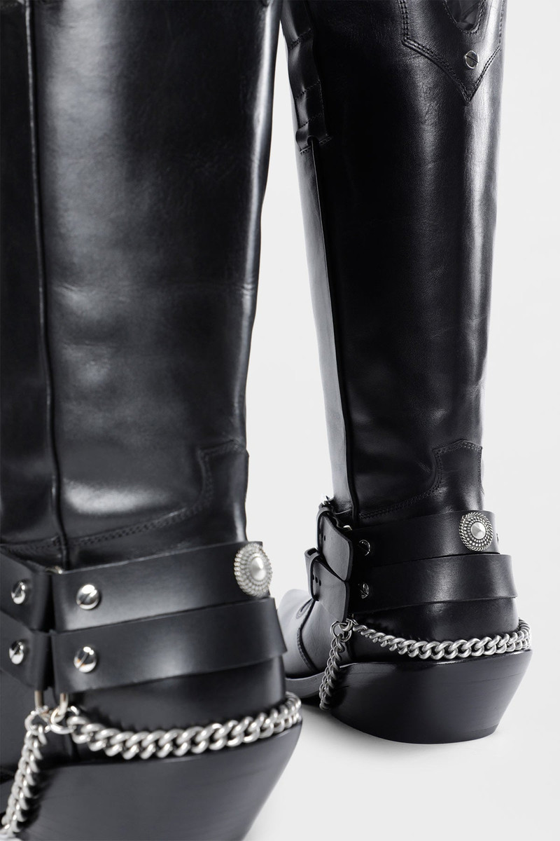 Finnbo Santiago Boots With Belts 4