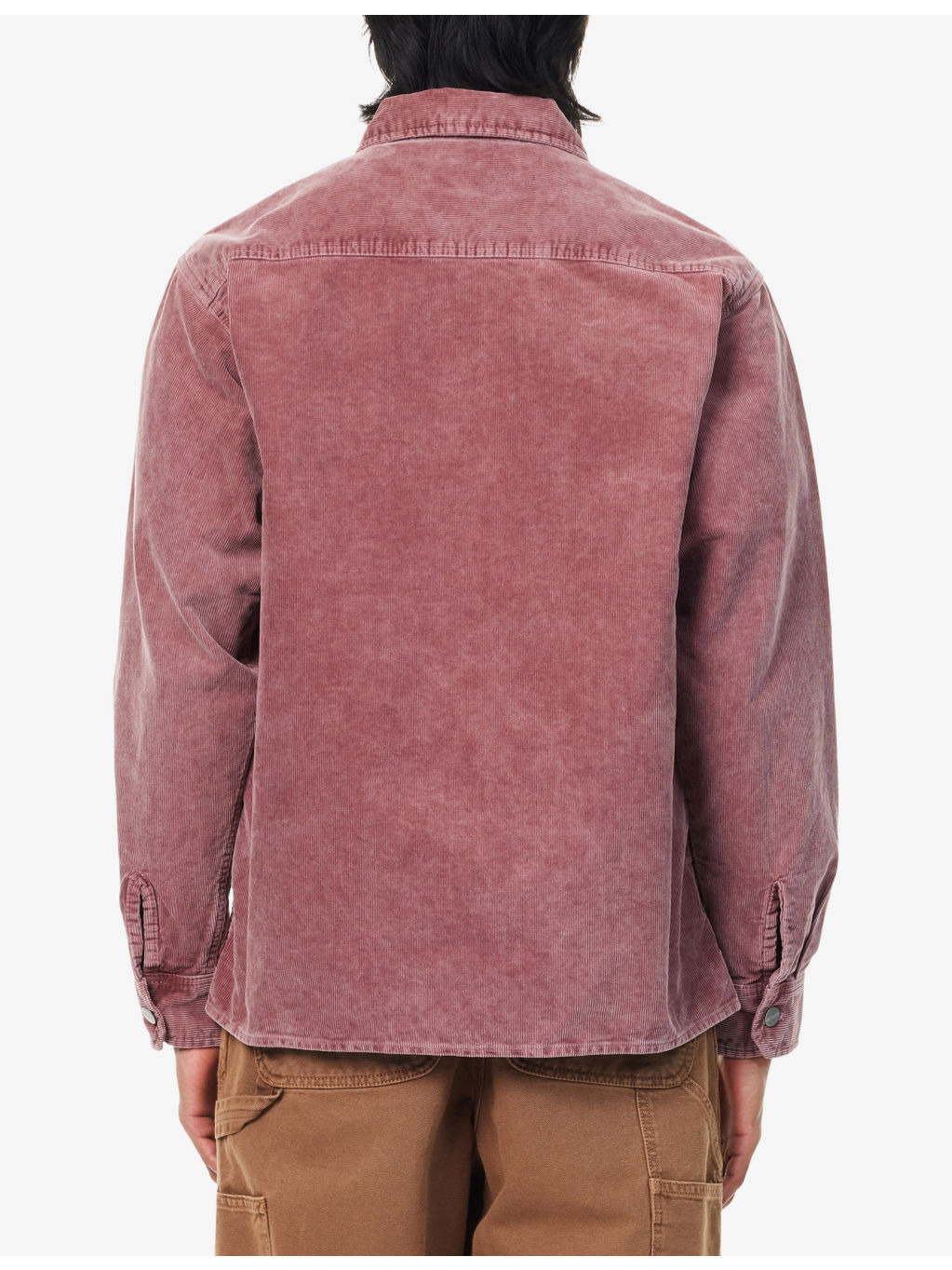 Corduroy Patch-Pocket Cotton Shirt Jacket - 4