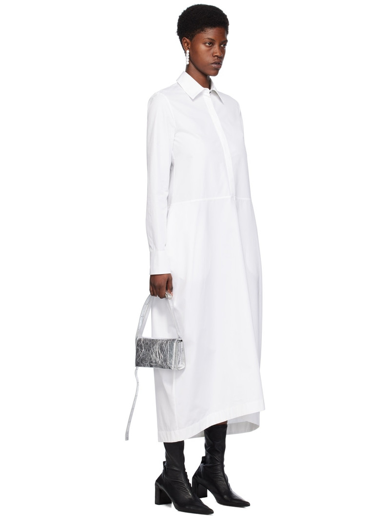 White Heavy Midi Dress 2