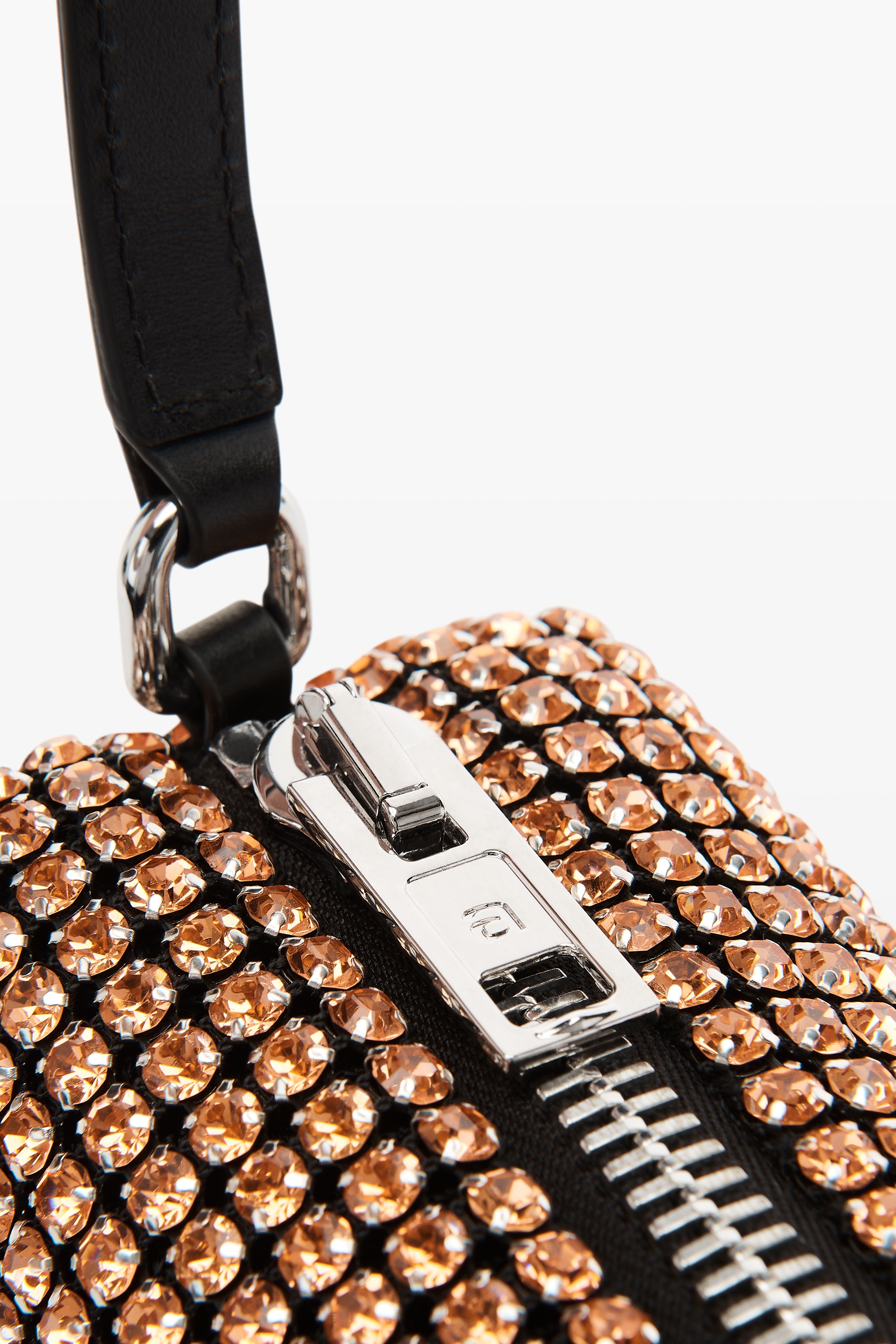 HEIRESS MEDIUM POUCH IN CRYSTAL MESH - 4