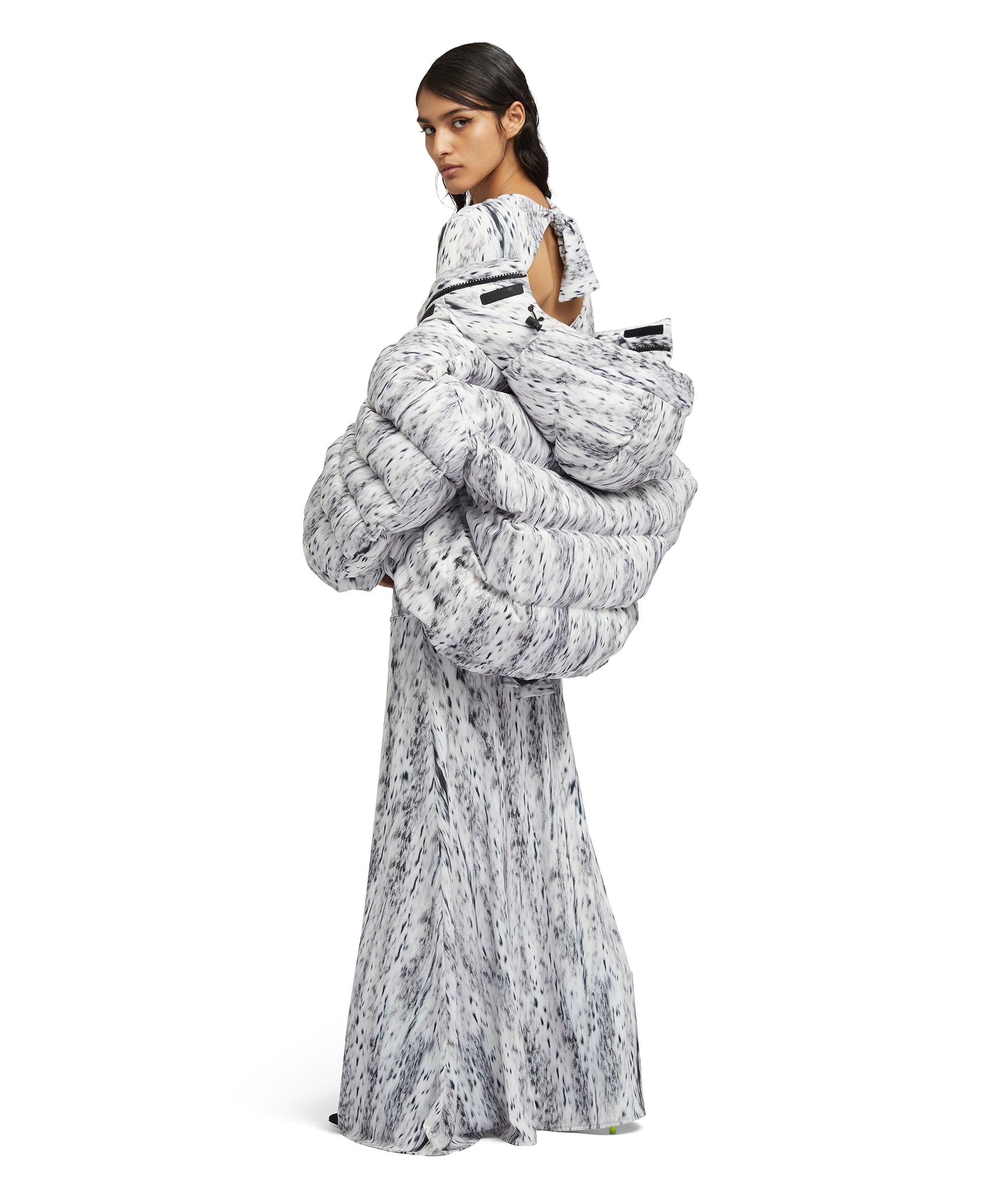 Maxi dress in fluid jersey - 5