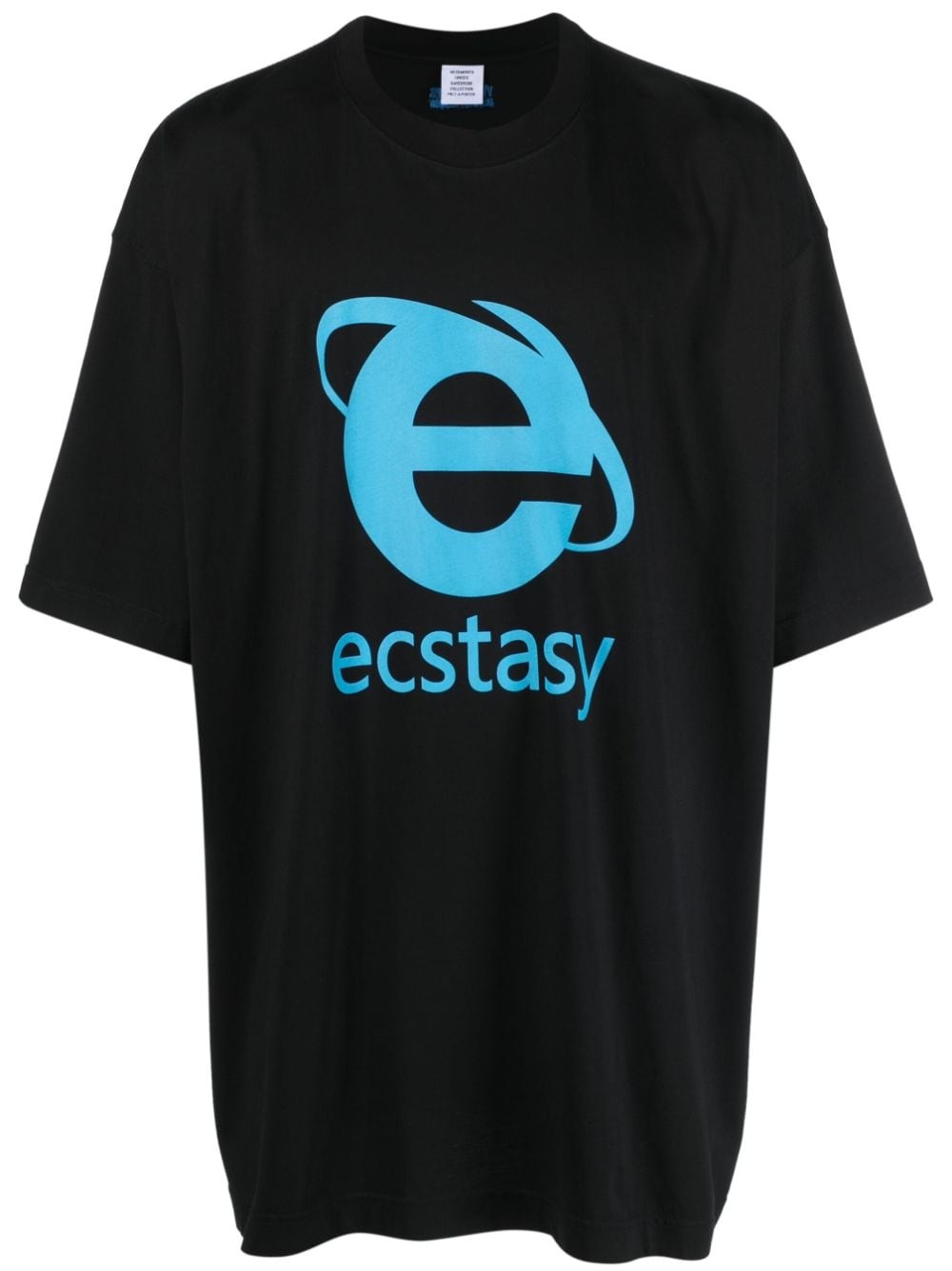 Ecstasy-print cotton T-shirt - 1