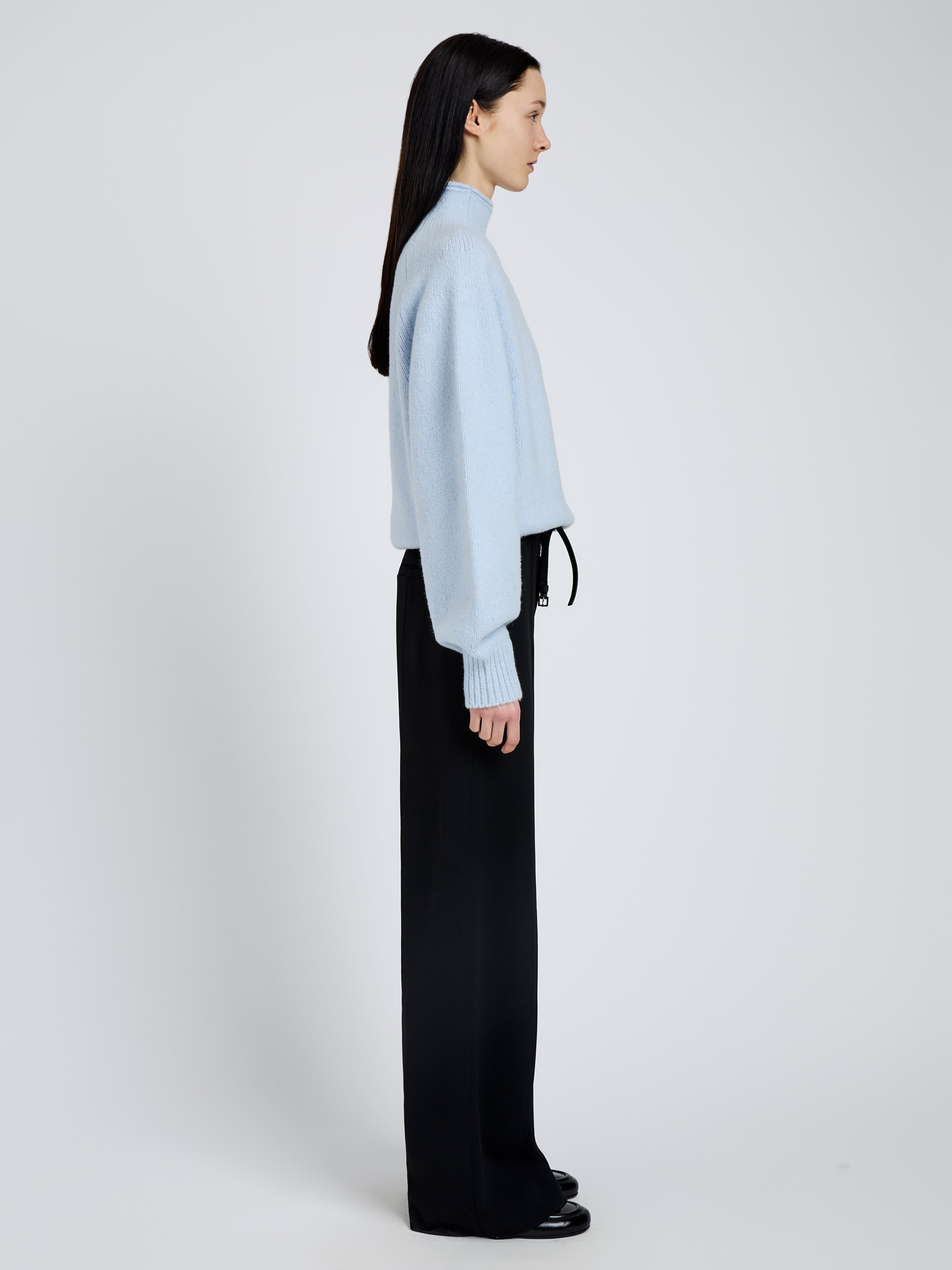 Adley Top in Solid Cashmere Blend - 4