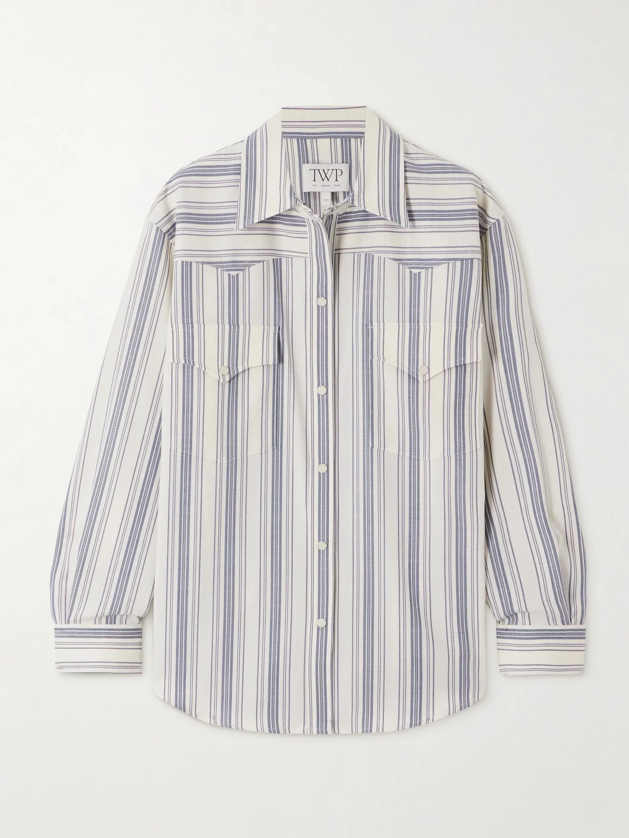 Dutton Striped Twill Shirt - 1