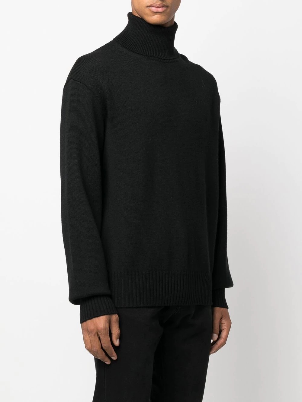 roll-neck wool jumper - 3