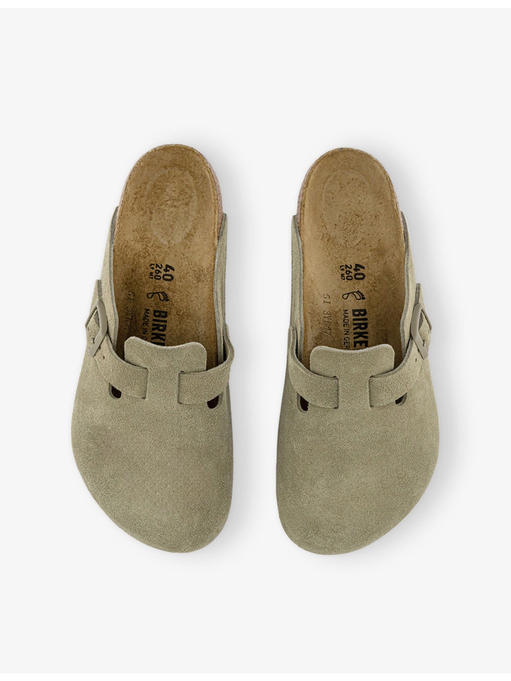 Boston Suede Clogs - 2