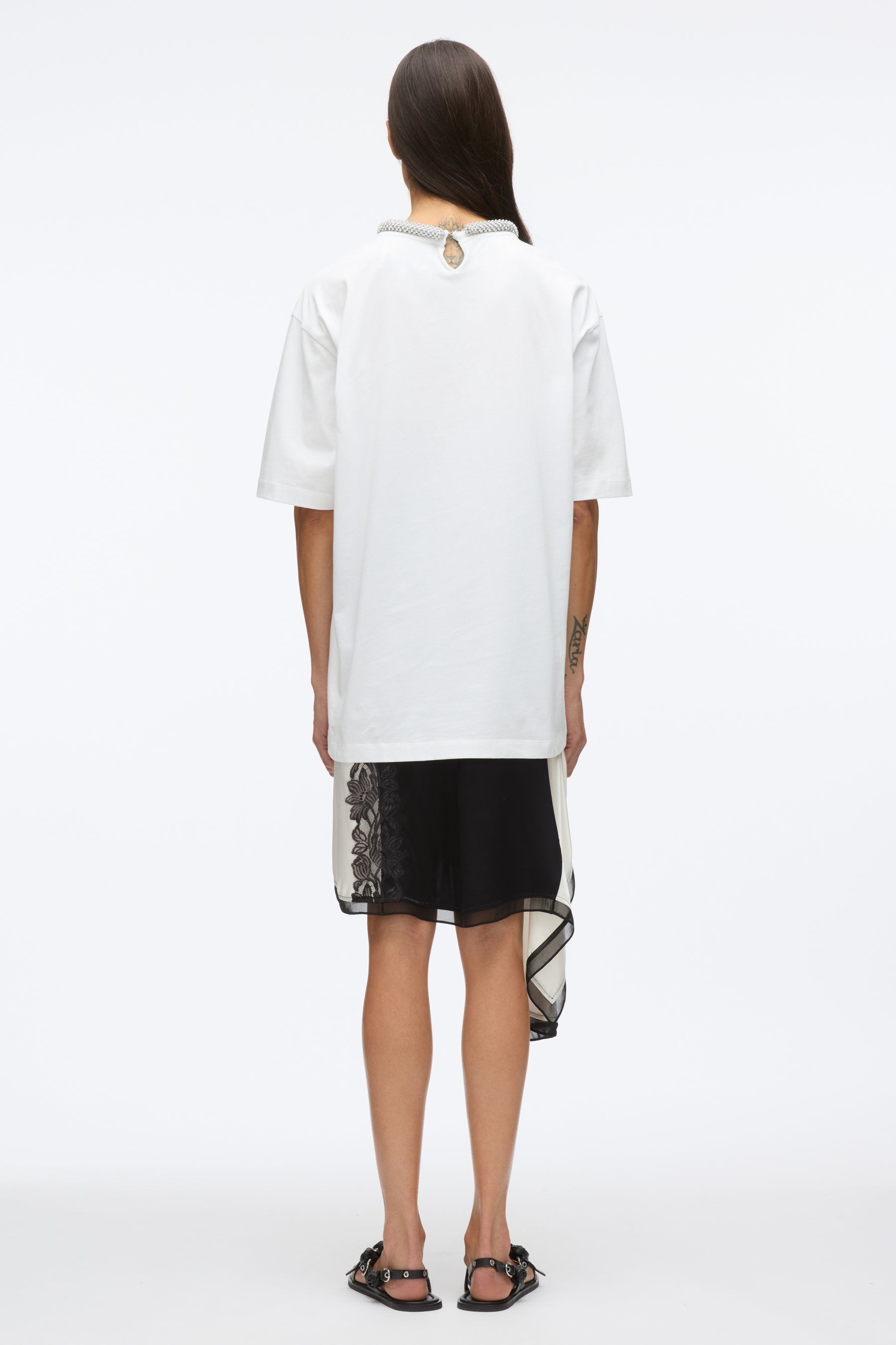 Enjoy The Moment Embellished Tee - 4