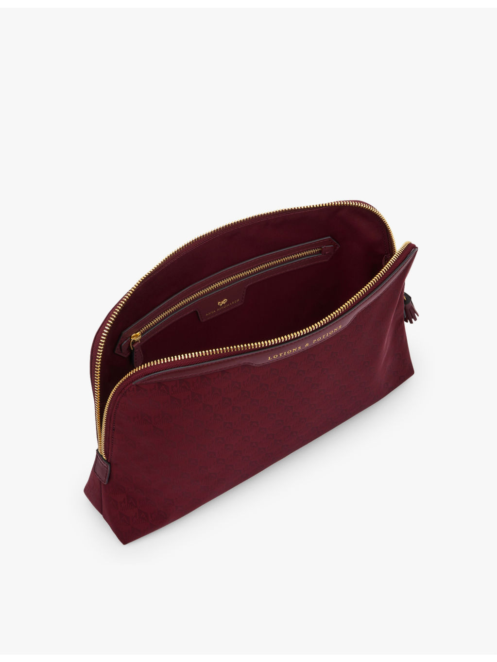 Lotions and Potions shell and leather washbag - 4