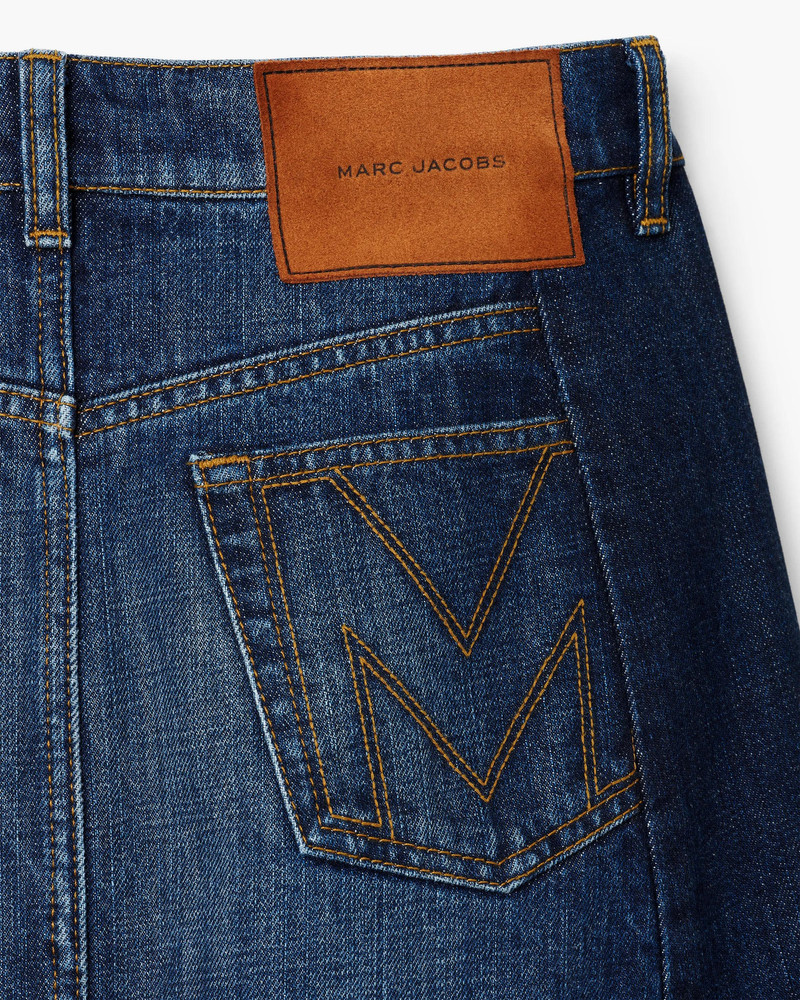 TWO TONE SHADOW DENIM SKIRT 7