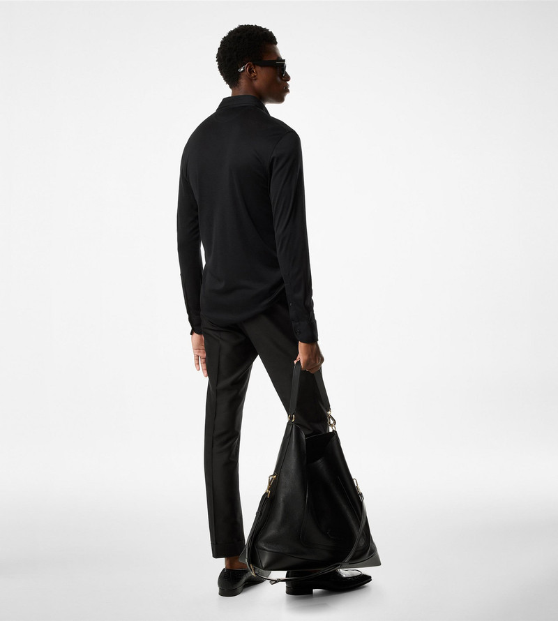 SMOOTH LEATHER TWO STRAP TOTE 6