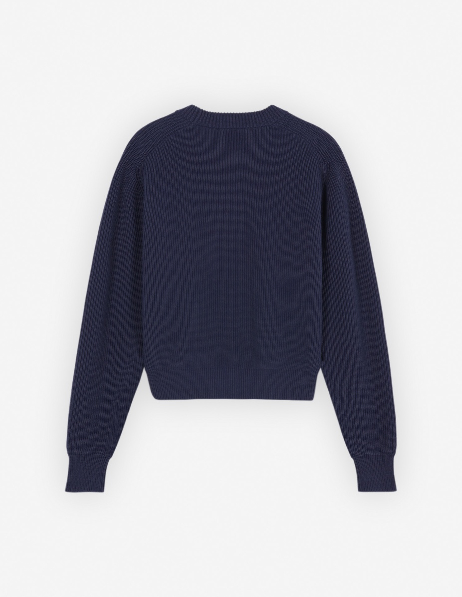 BOLD FOX HEAD PATCH  COMFORT RIBBED JUMPER - 2