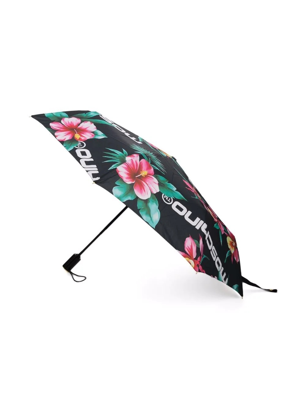 floral logo-print umbrella - 3