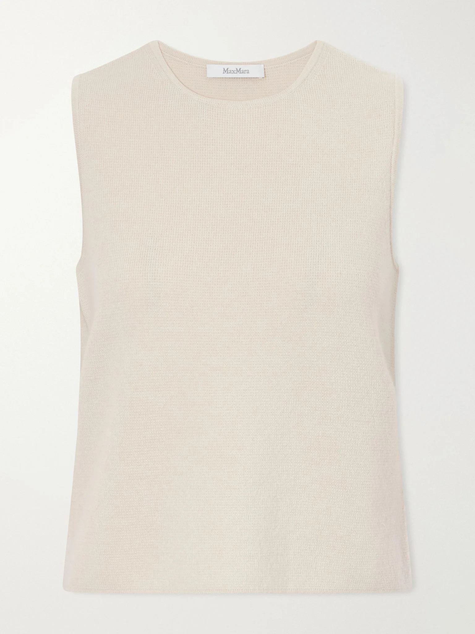 Giochi wool and cashmere-blend tank Beige - 1