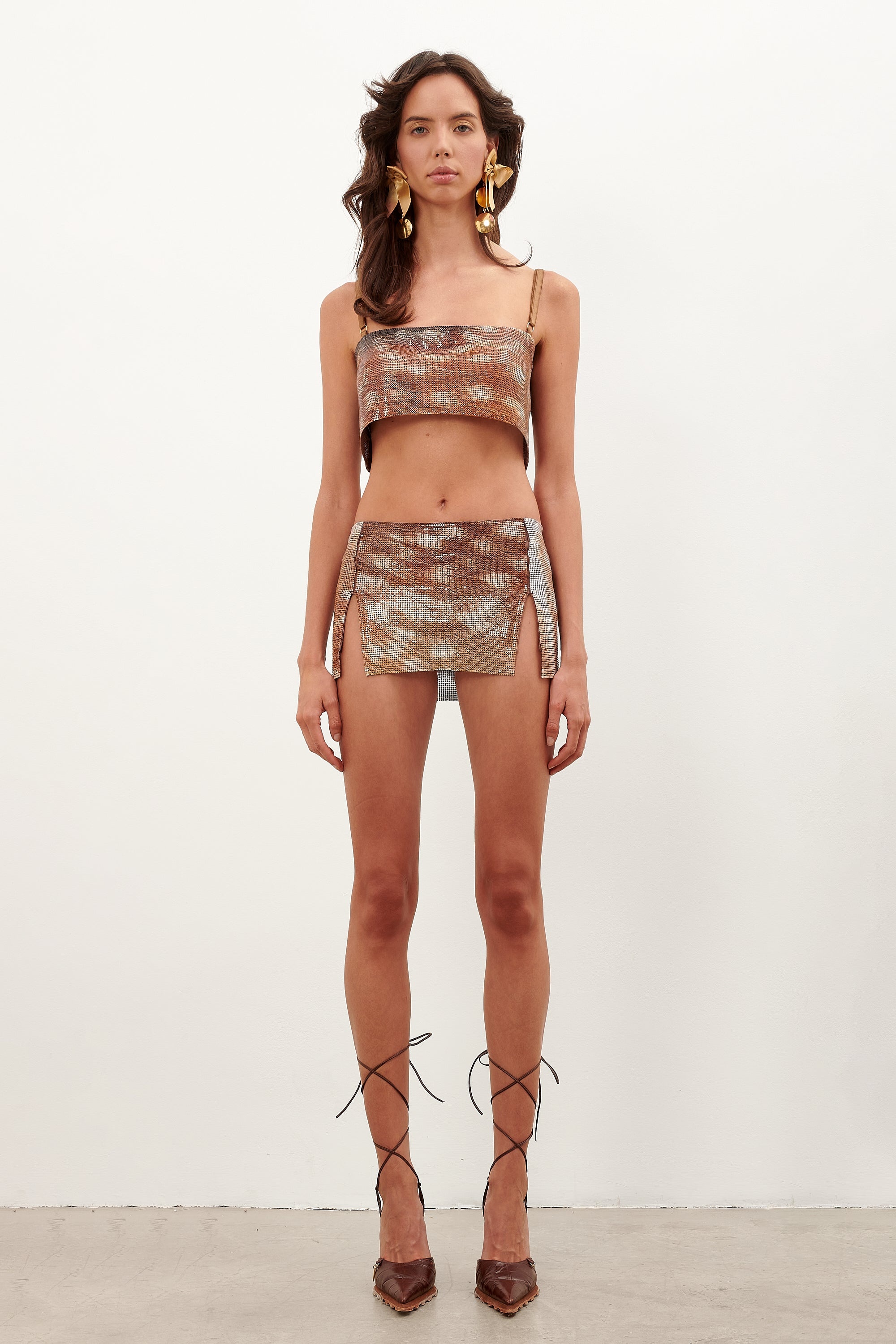 MIA MICRO SKIRT MATTE BAMBI - 2
