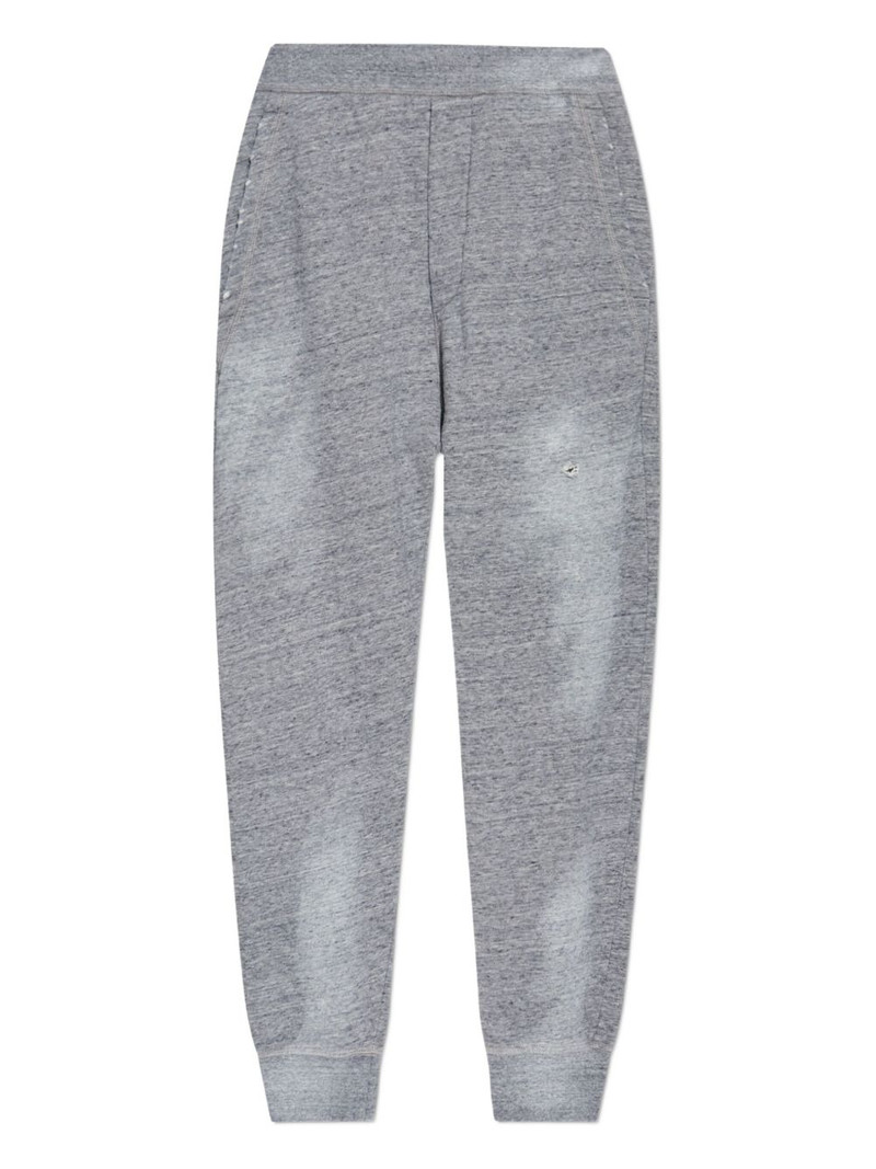 distressed-detail track pants 1