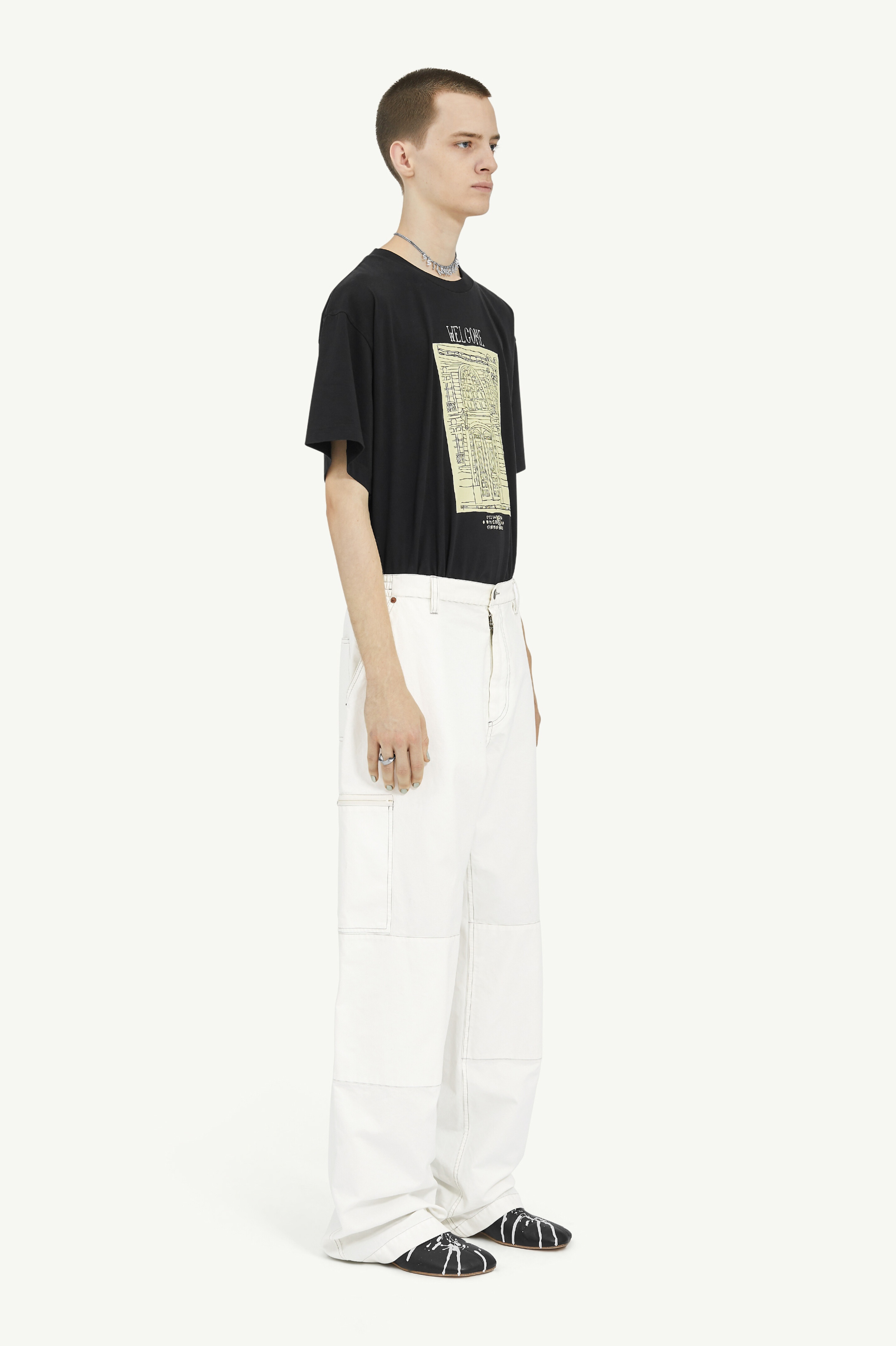 Numeric Signature Cotton Canvas Trousers - 3