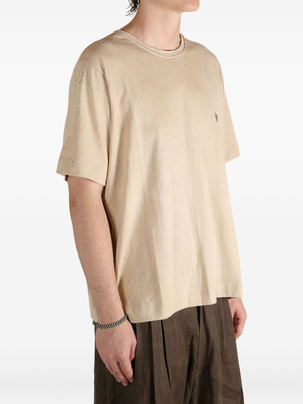 SPECKLED COTTON T-SHIRT - 2