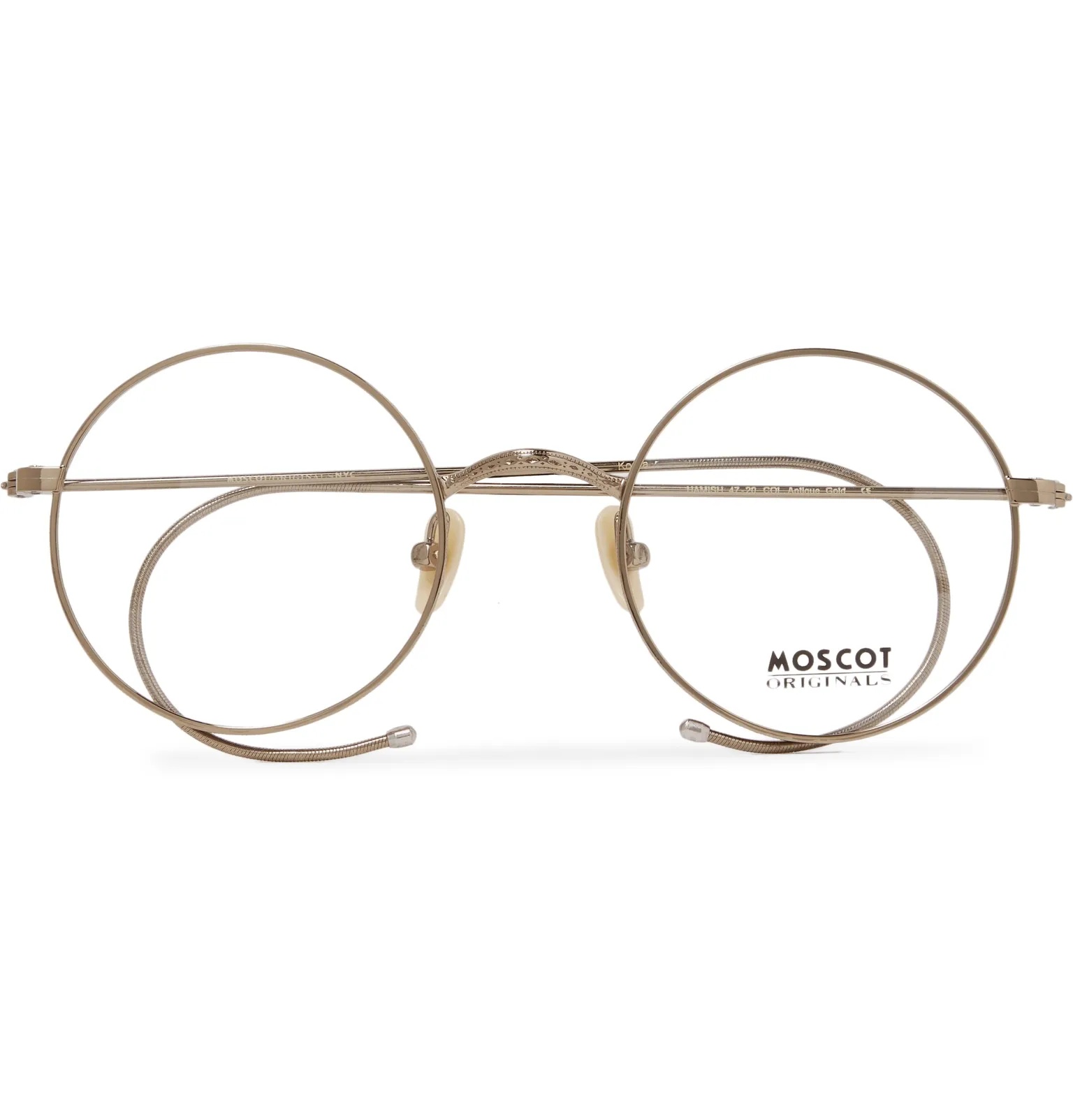 Hamish Round-Frame Gold-Tone Optical Glasses - 1