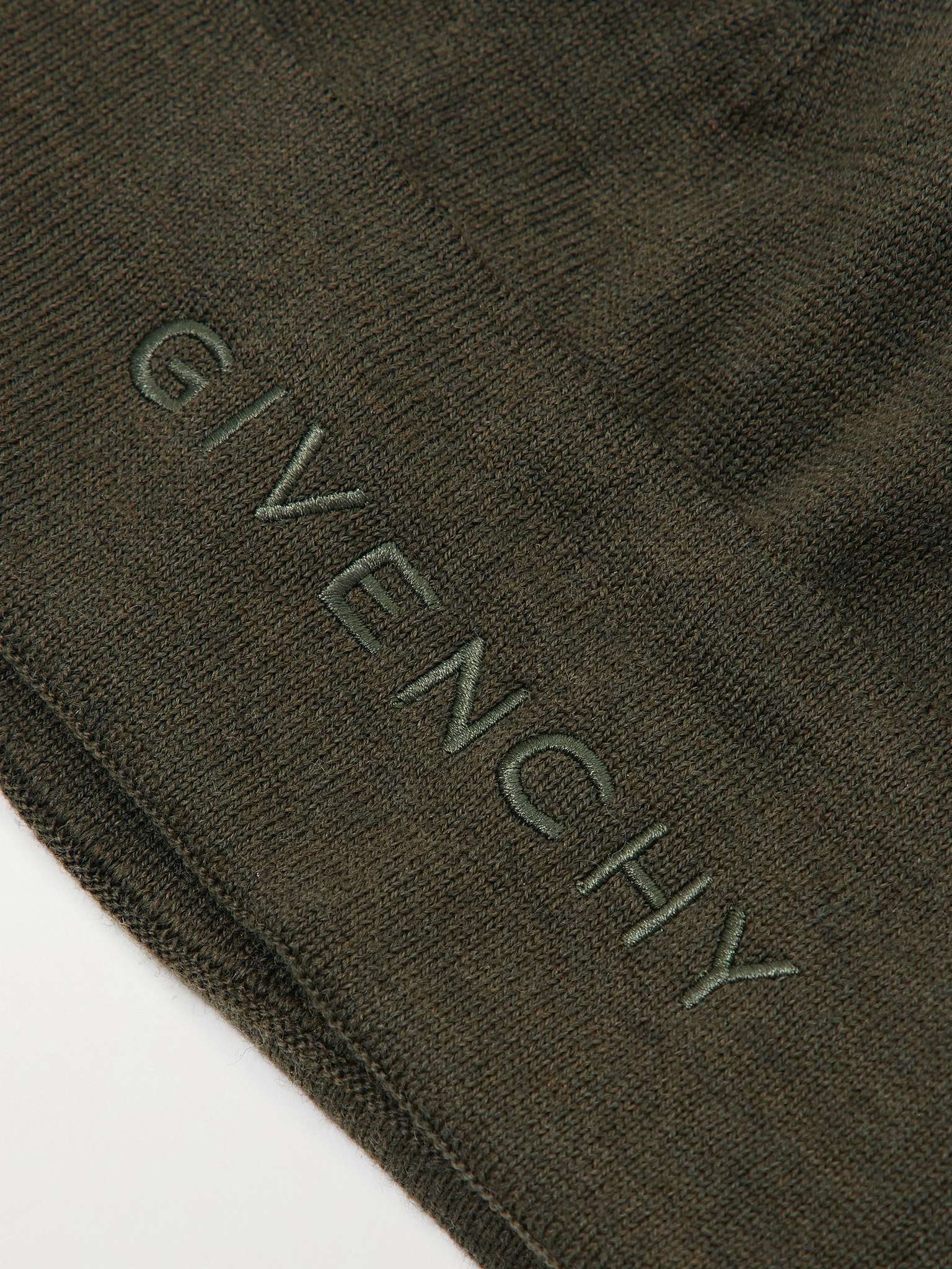 Logo-Embroidered Wool Beanie - 2