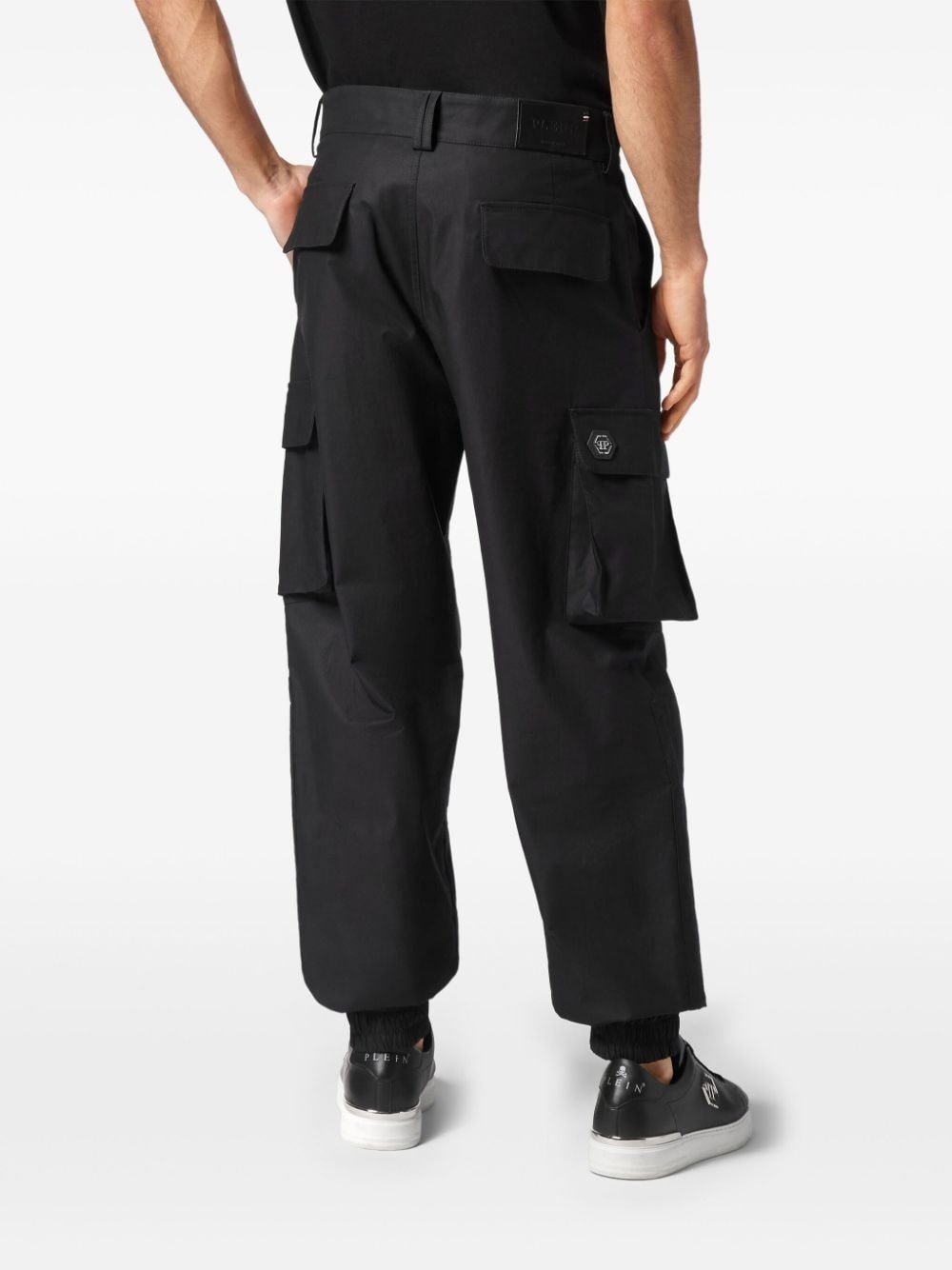 tapered-leg cargo pants - 4