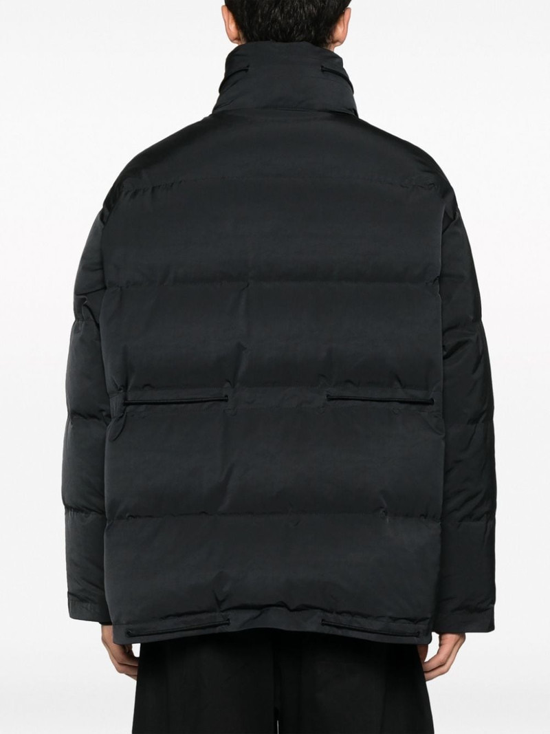 logo-print padded jacket 4