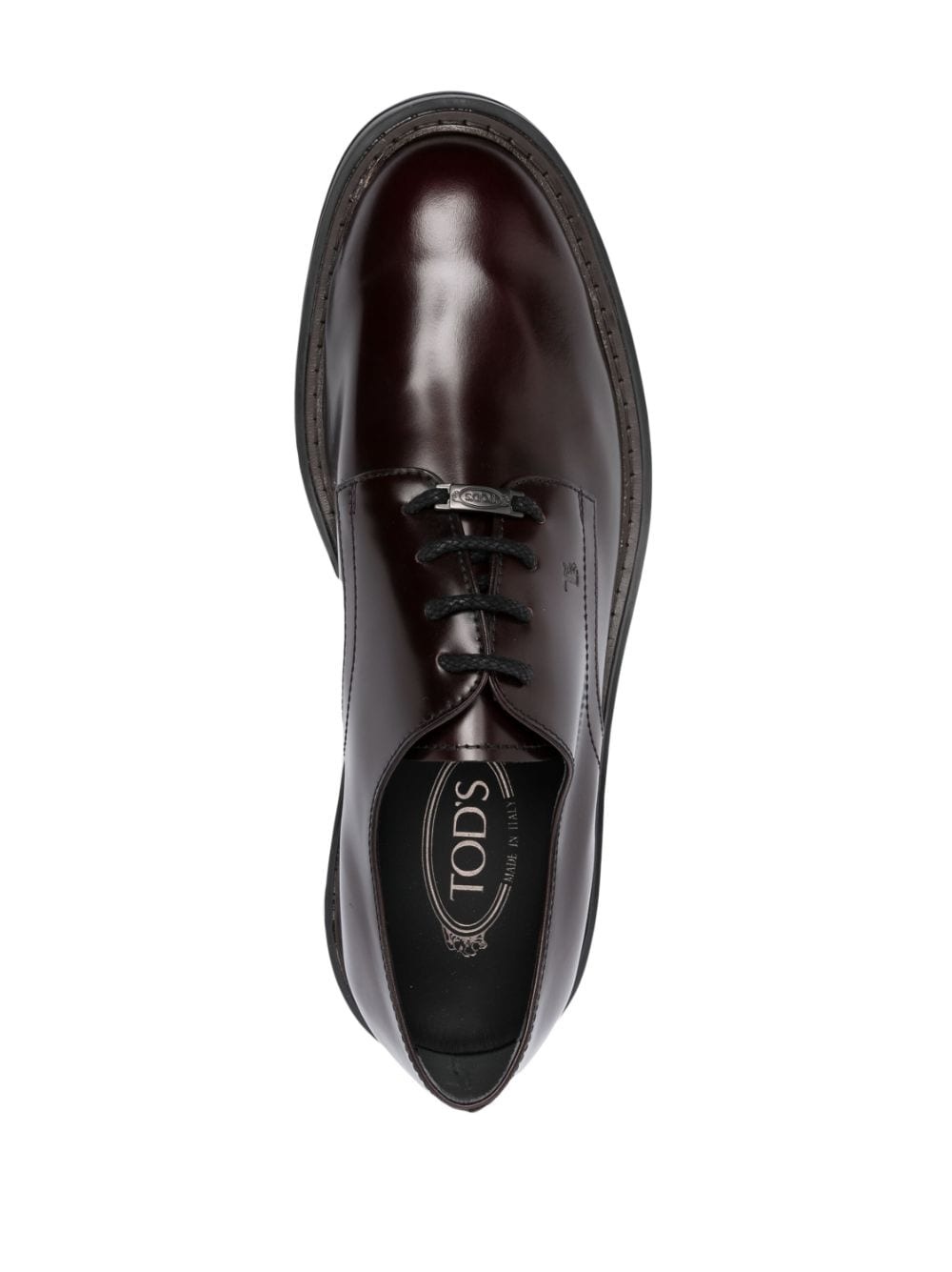 round-toe lace-up shoes - 4