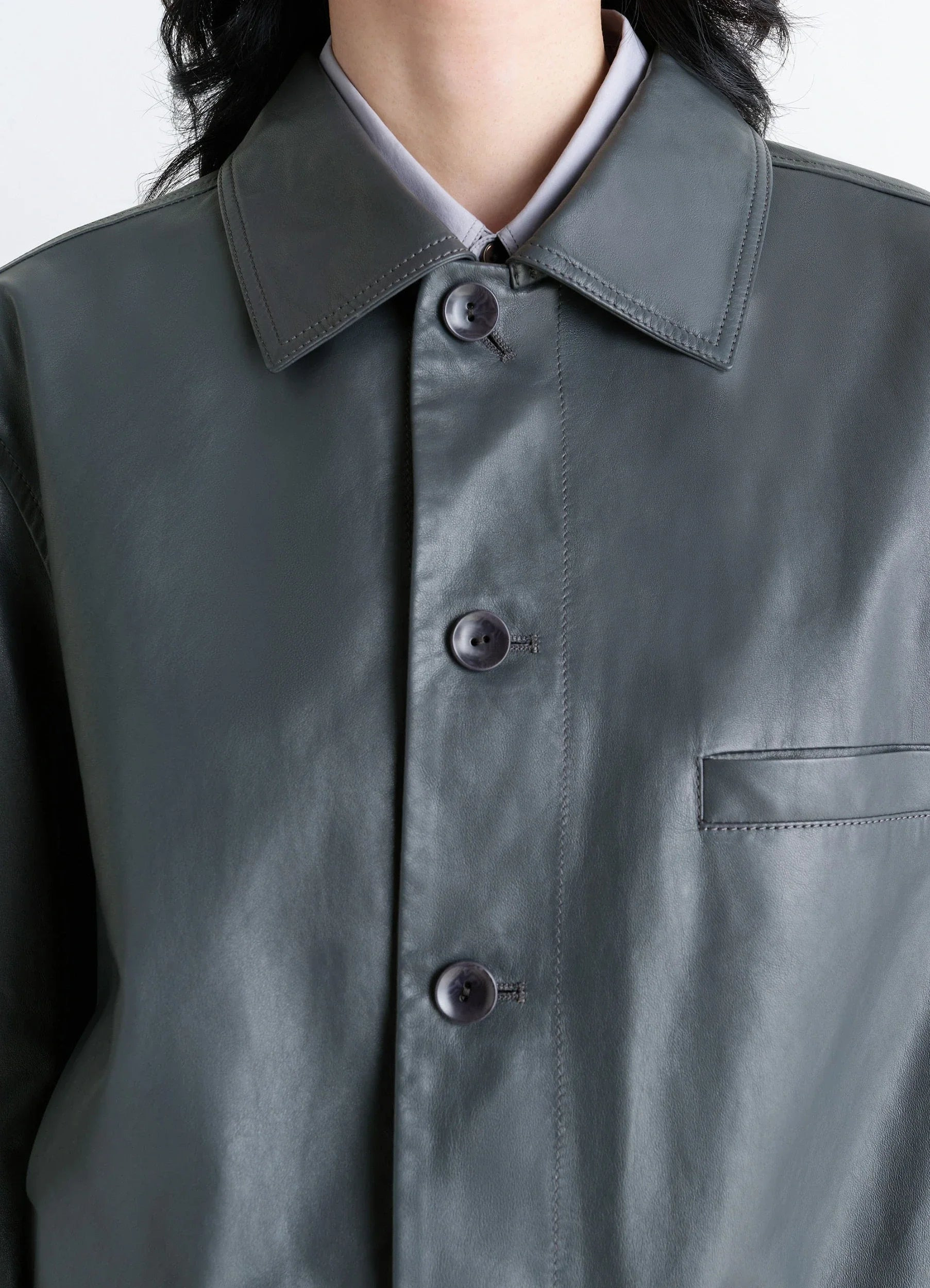 SOFT LEATHER BLOUSON - 4
