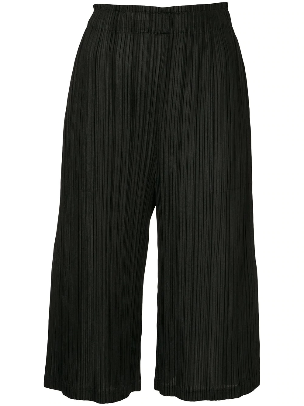 cropped plissé culottes - 1