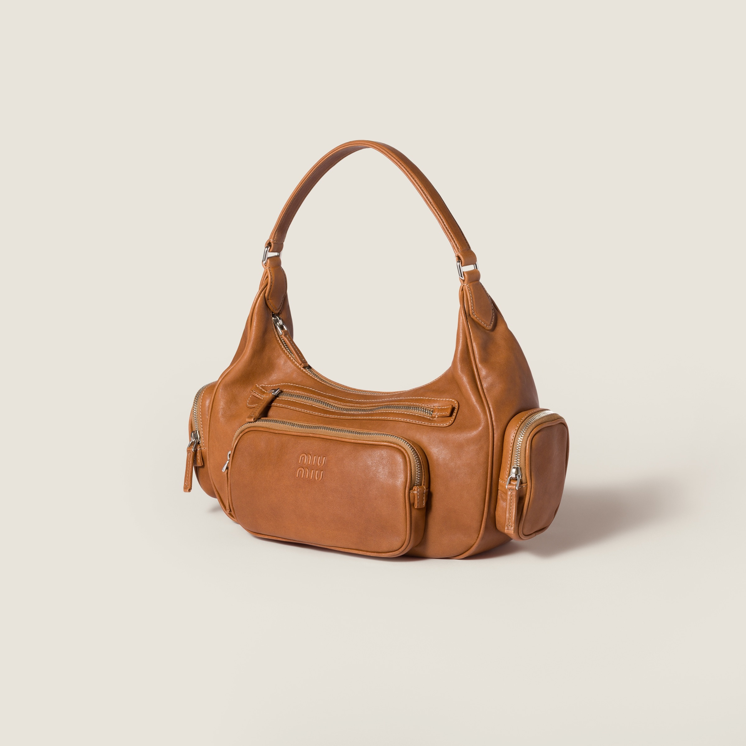 Pocket nappa leather bag - 3