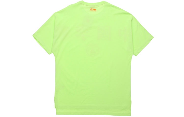 Li-Ning New York Fashion Week Series Loose Short Sleeve Tee 'Fluorescent Green' AHSP707-4 - 2