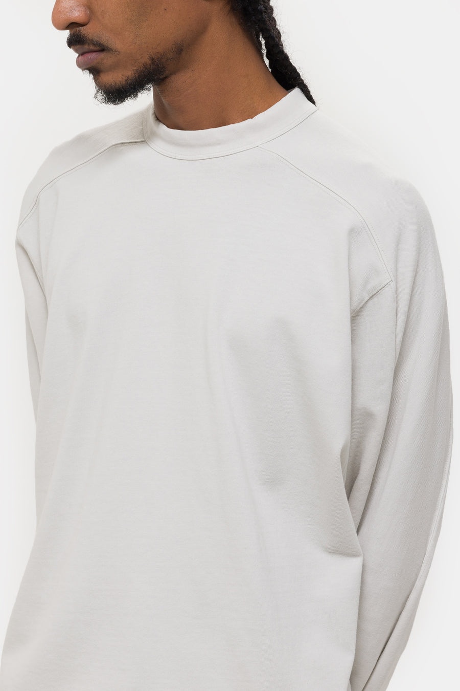 Heavy LS Tee in White - 4