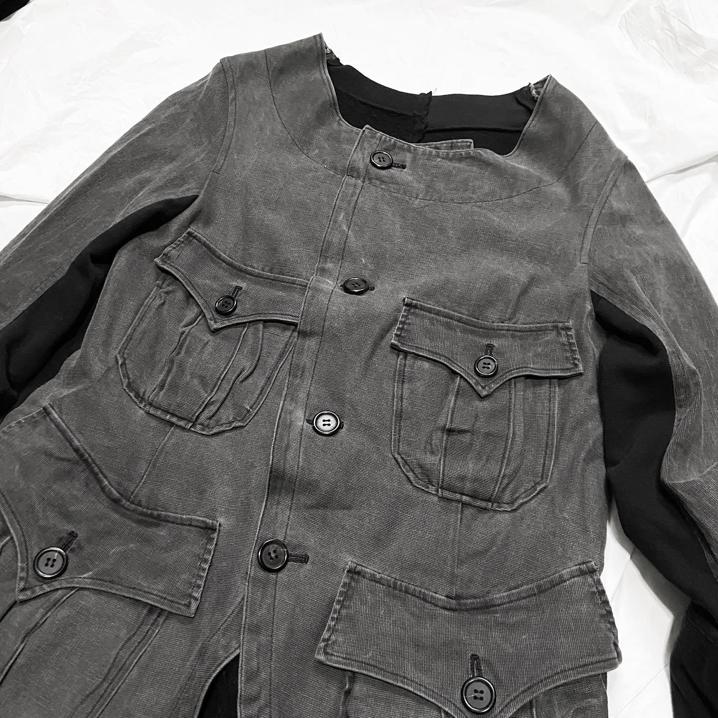 Undercover spring 2004 languid paperdoll distressed jacket M - 6