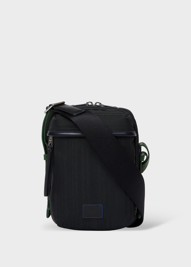 Paul Smith x MINI - Black Shadow Stripe Flight Bag 1
