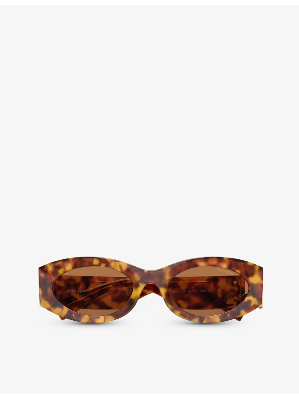 MU 11WS oval-shape acetate sunglasses - 5