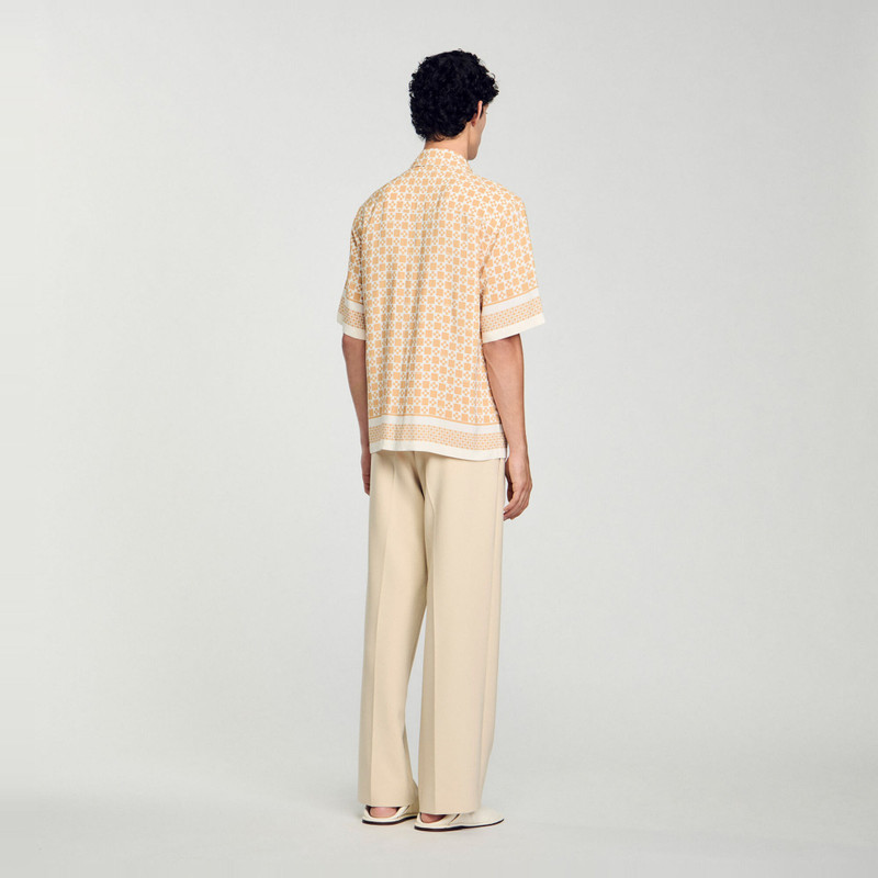 SQUARE CROSS MOTIF 굽기 SHIRT 6