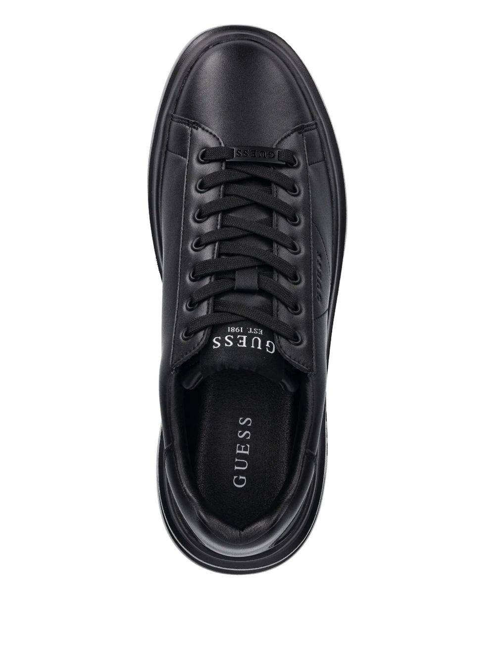 Elba embossed-logo platform sneakers - 3