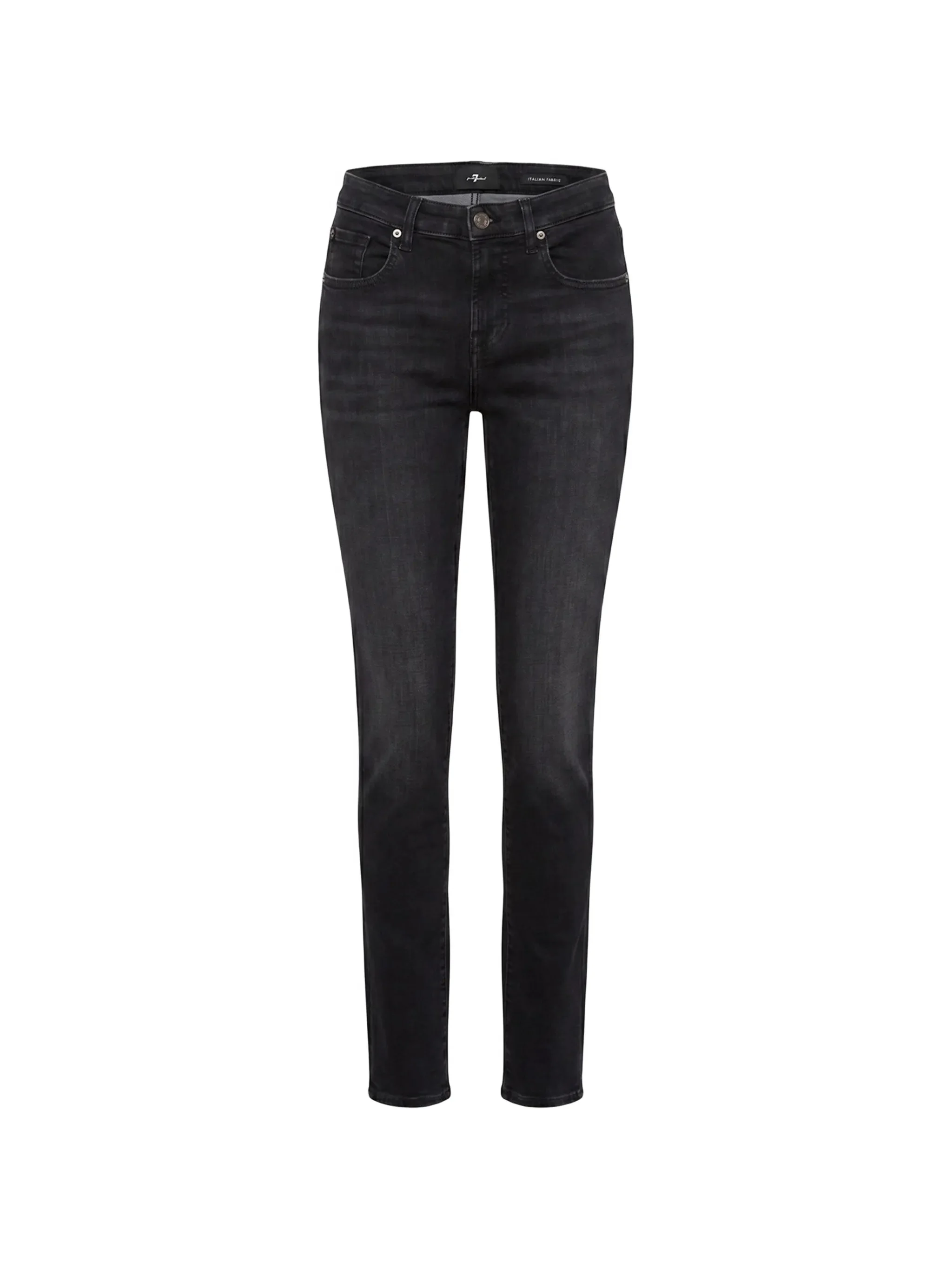 7 For All Mankind Faded-effect Button-fastening Jeans - 1