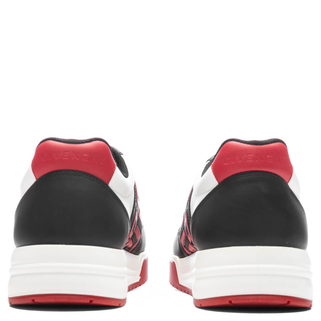 G4 LOW-TOP SNEAKERS - BLACK/WHITE/RED - 4