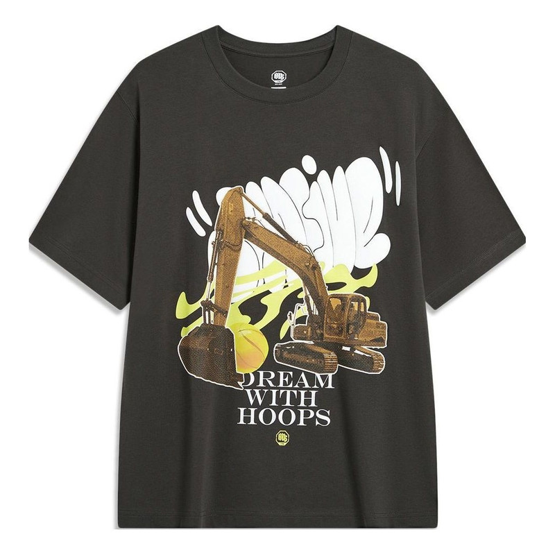 Li-Ning BadFive Graphic T-shirt 'Black' AHST909-3 - 1