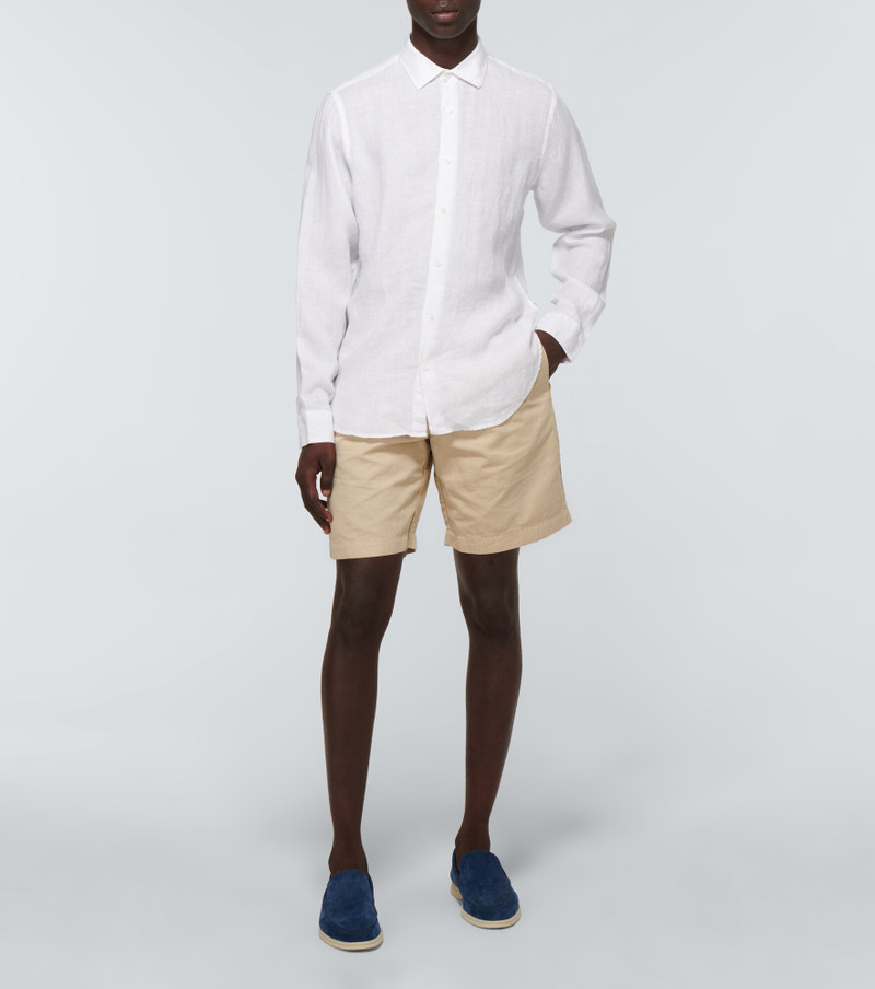 ORLEBAR BROWN Giles linen long-sleeved shirt outlook