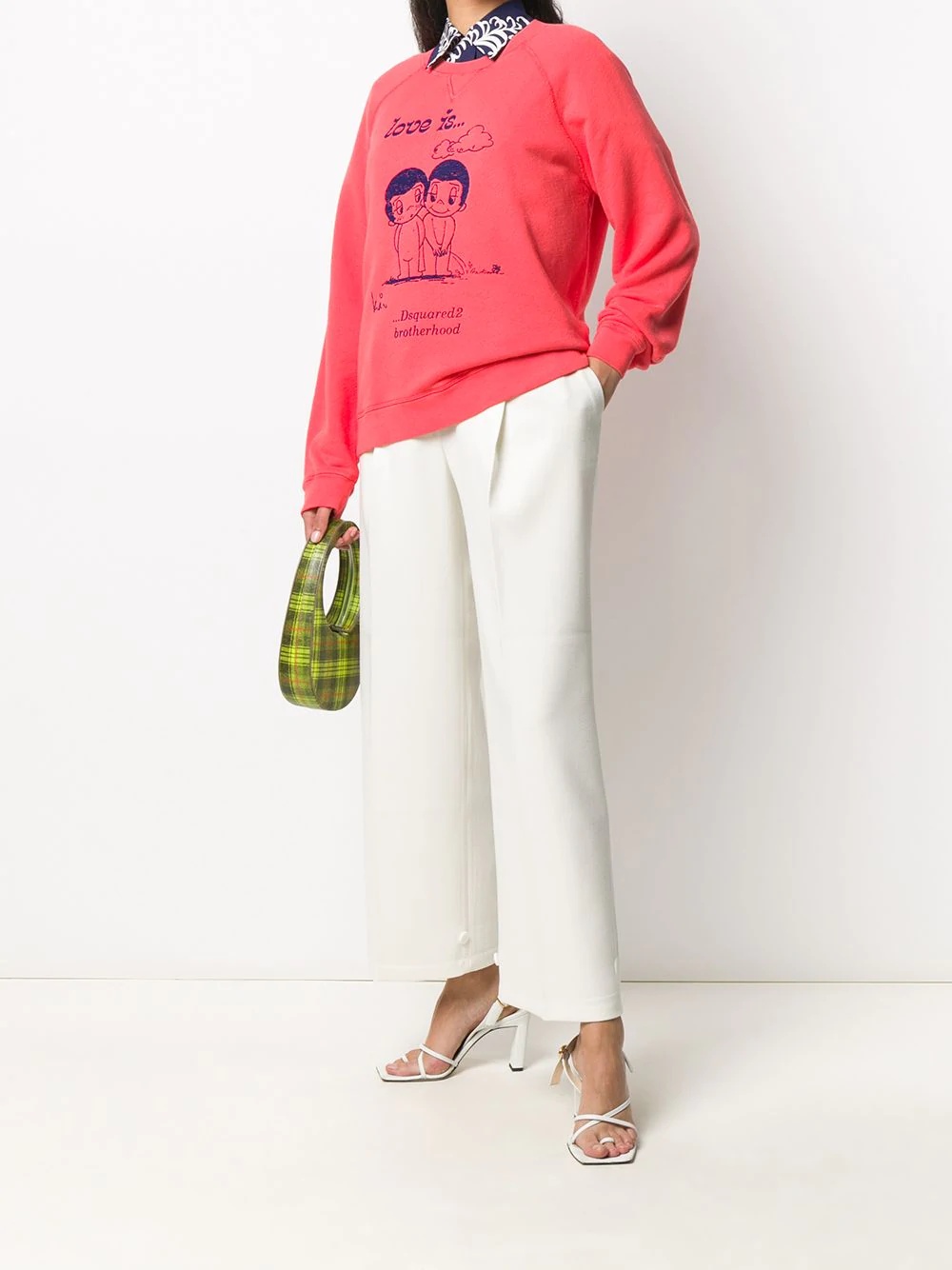 Love Is print sweatshirt - 2