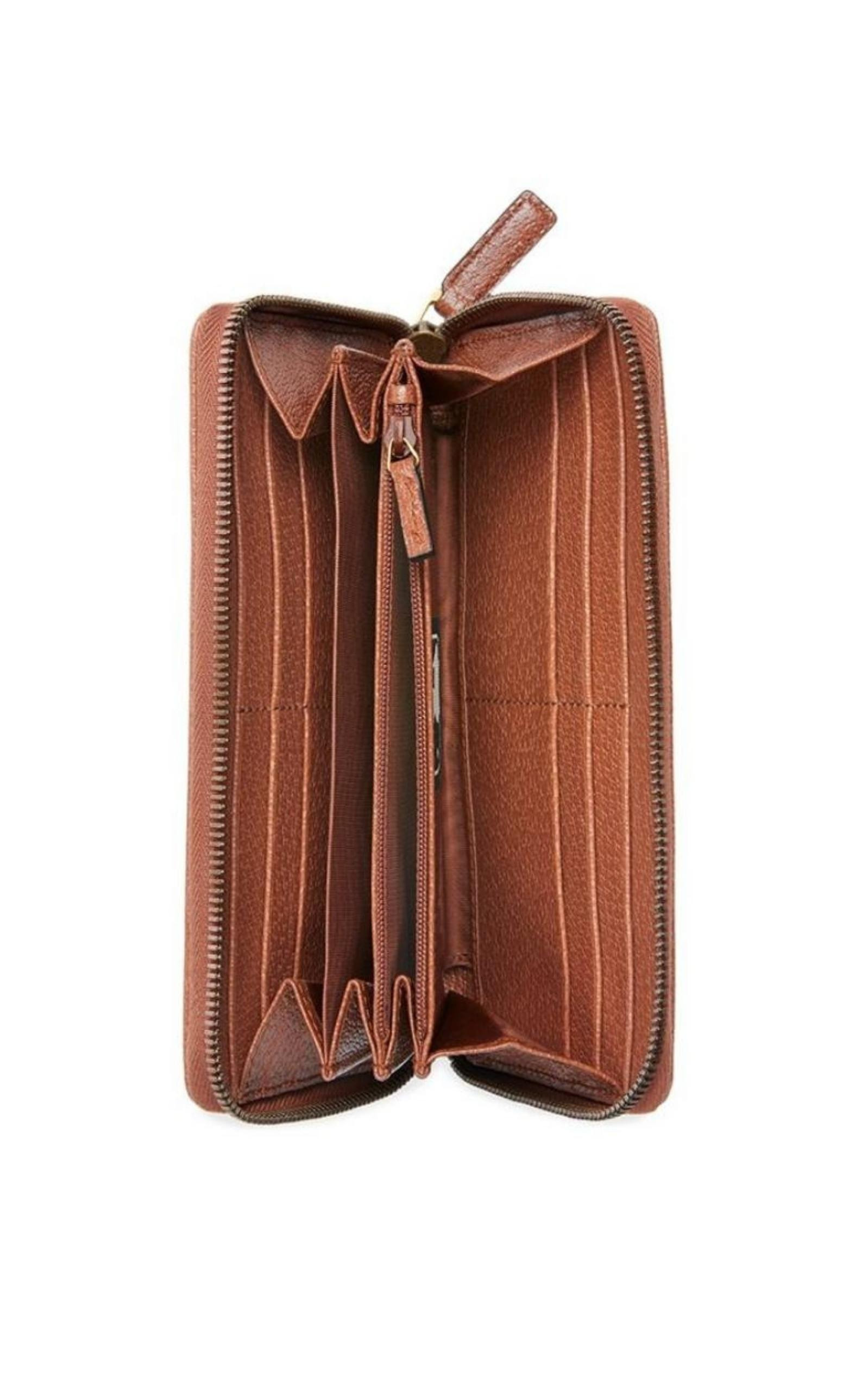 GG Zip Around Wallet with New York Yankees Patch - 4