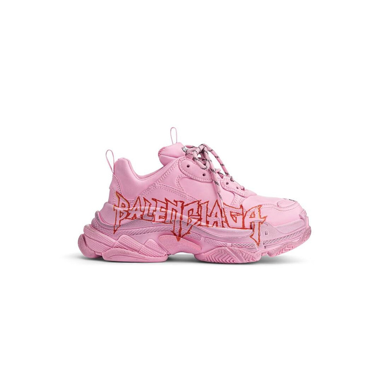 Women's Triple S Sneaker Diy Metal in Pink/black/red - 1