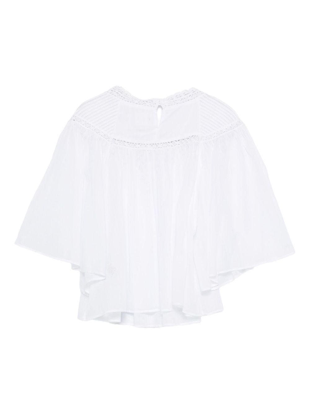 lace-detail blouse - 2