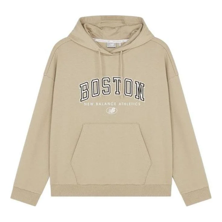 (WMNS) New Balance Sport Hoodie 'Beige' 5CC17162-BEI - 1