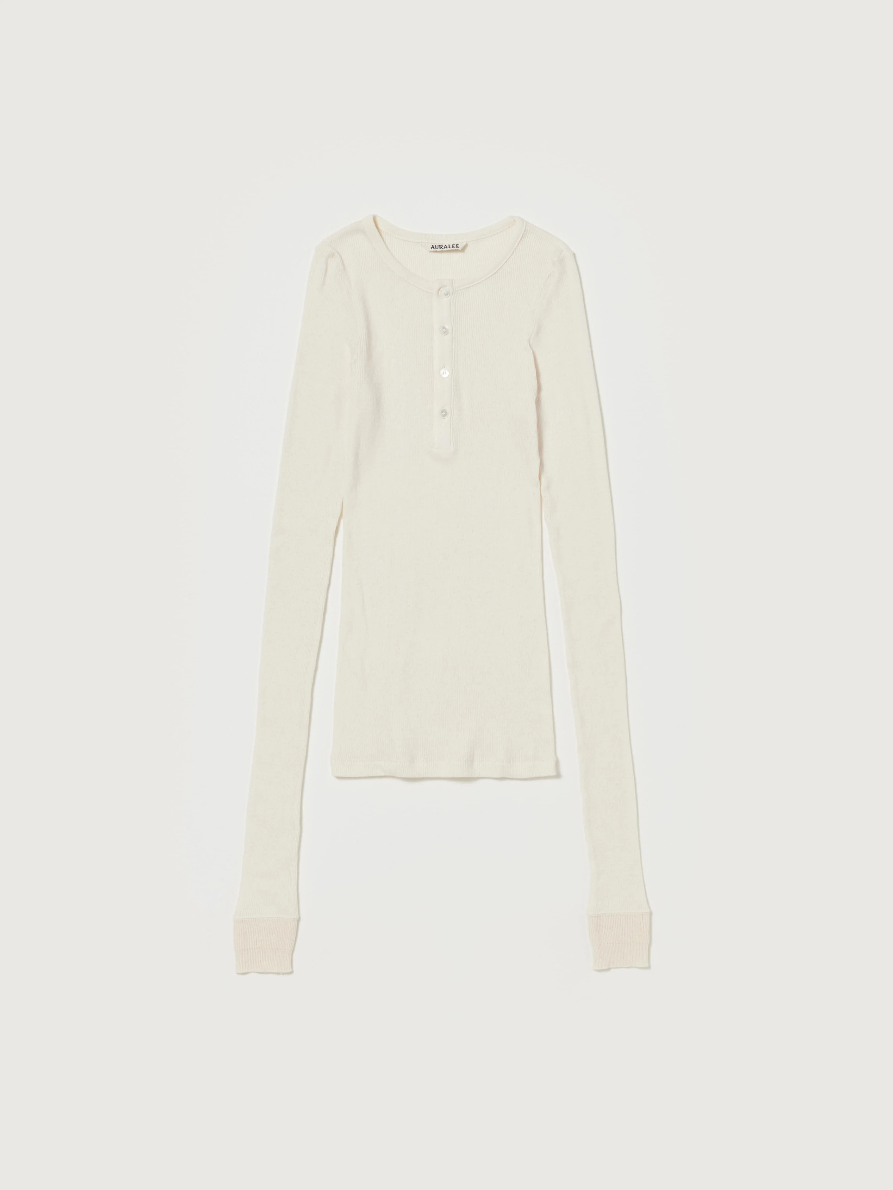 ORGANIC SOFT RIB HENLEY NECK P/O - 1