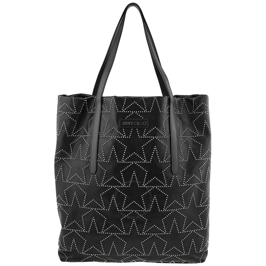 Jimmy Choo Star-embossed Pimlico Leather Tote - 1