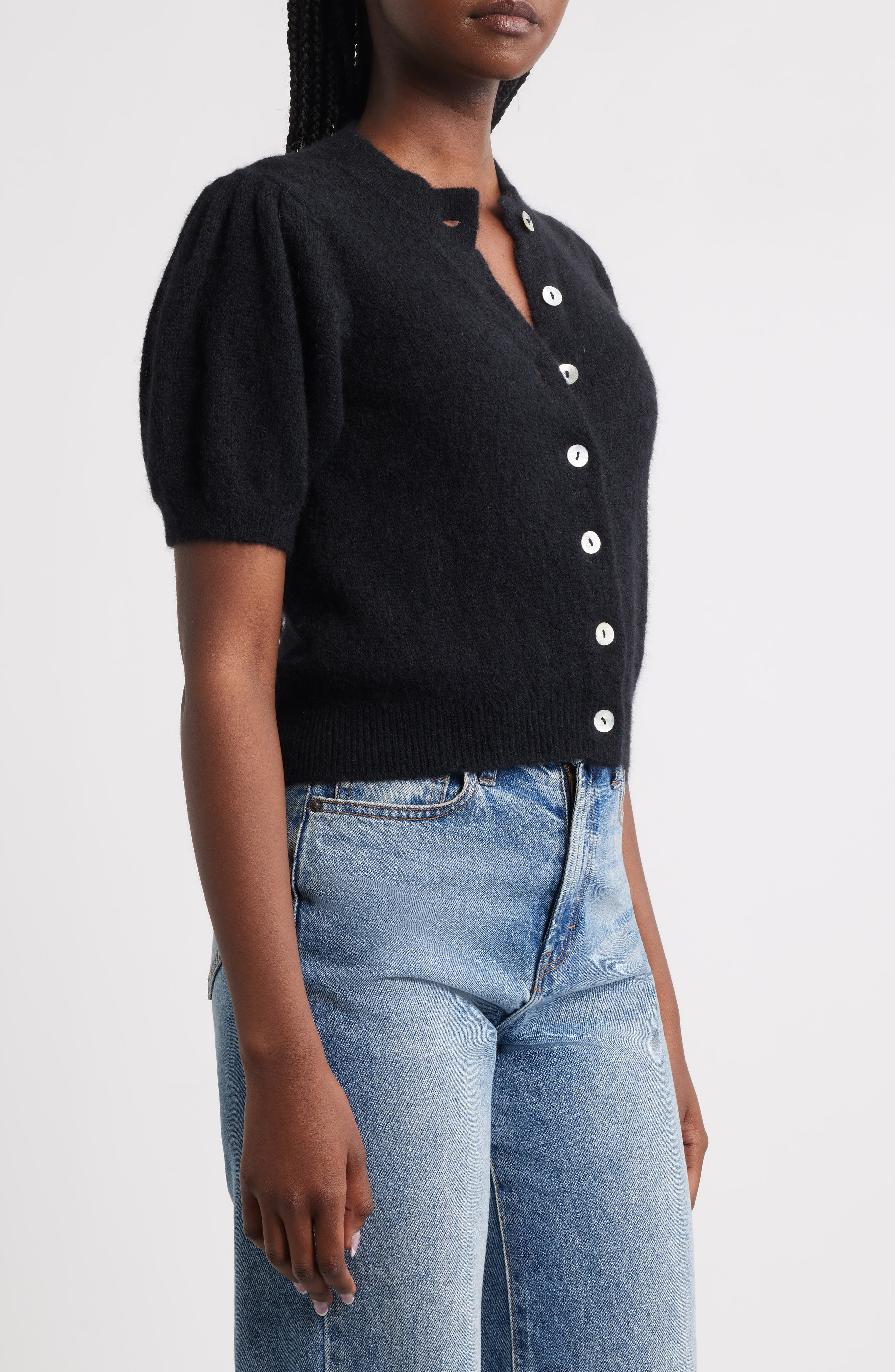 DÔEN Anisa Cardigan in Black at Nordstrom - 3