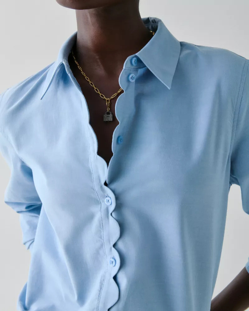 Oxford Scallop Shirt 3