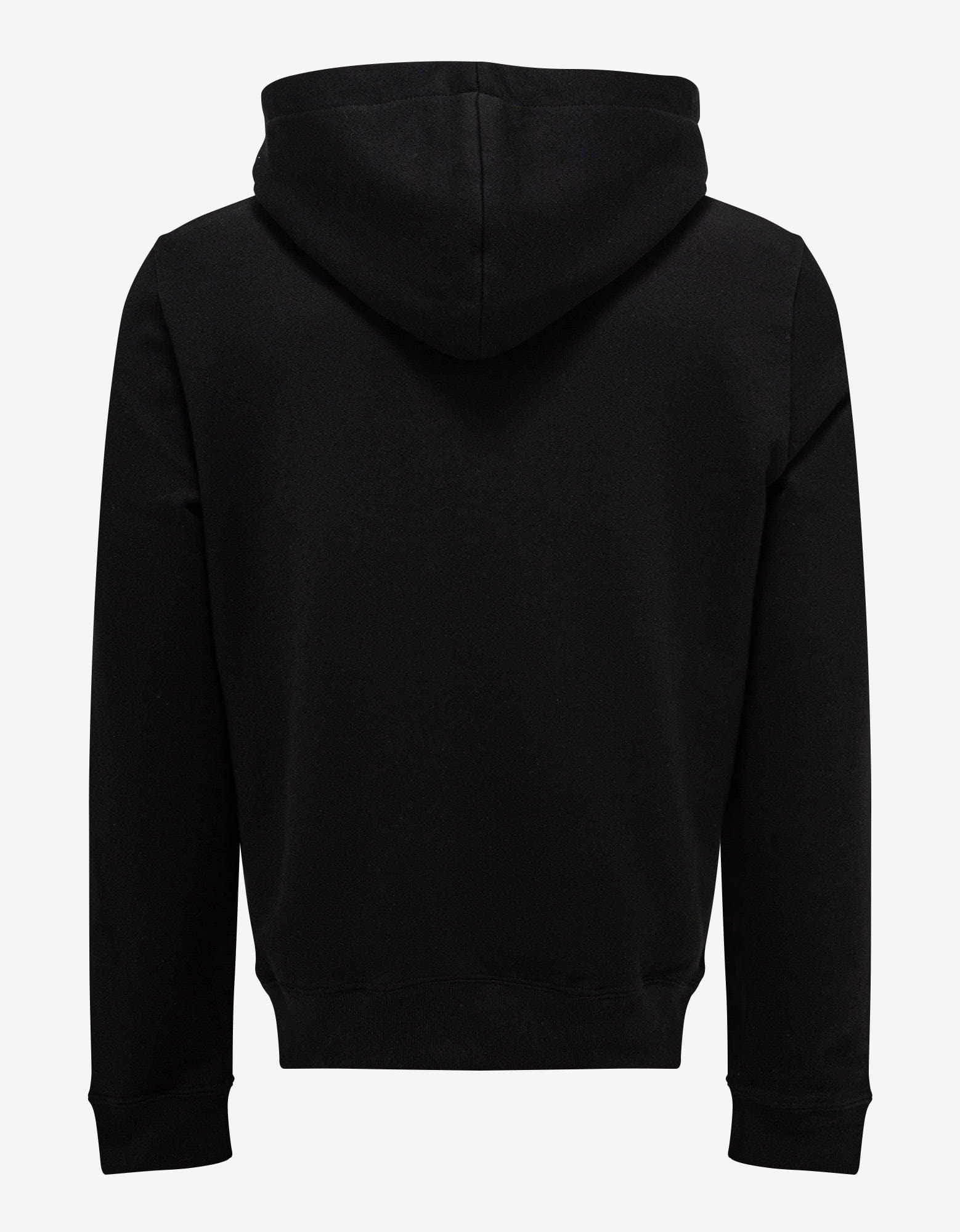Saint Laurent Black Logo Print Hoodie - 2